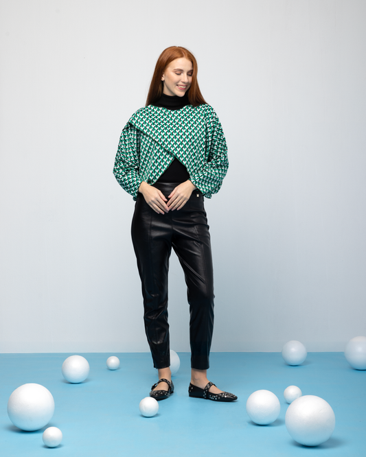 Italian Wool Jumper in Green