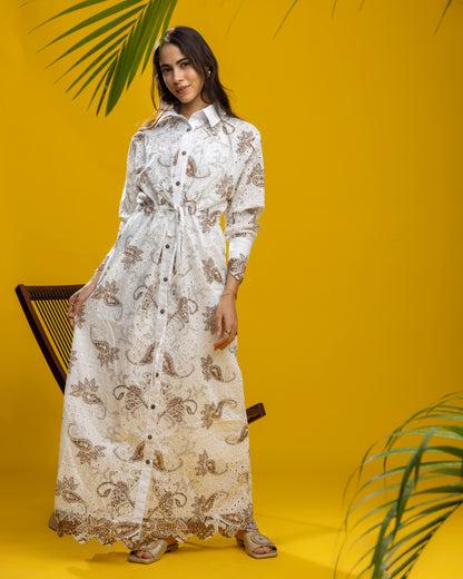 White Bee Cotton Dress + basic cotton dress