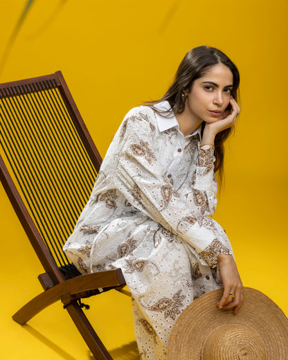 White Bee Cotton Dress + basic cotton dress