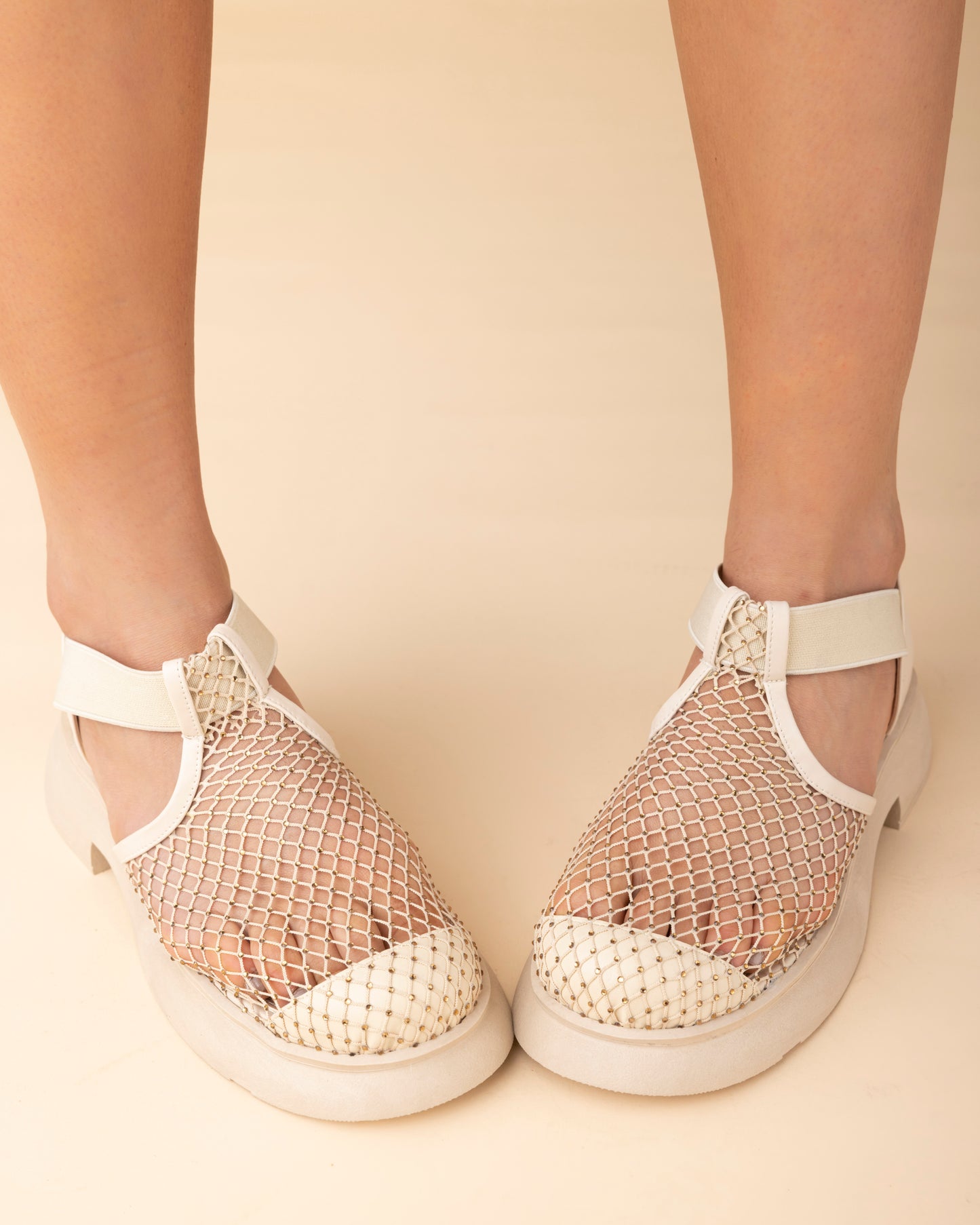 Net Loafers - Beige