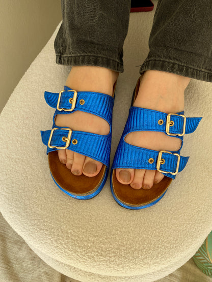 Everyday Platform Slippers-Blue