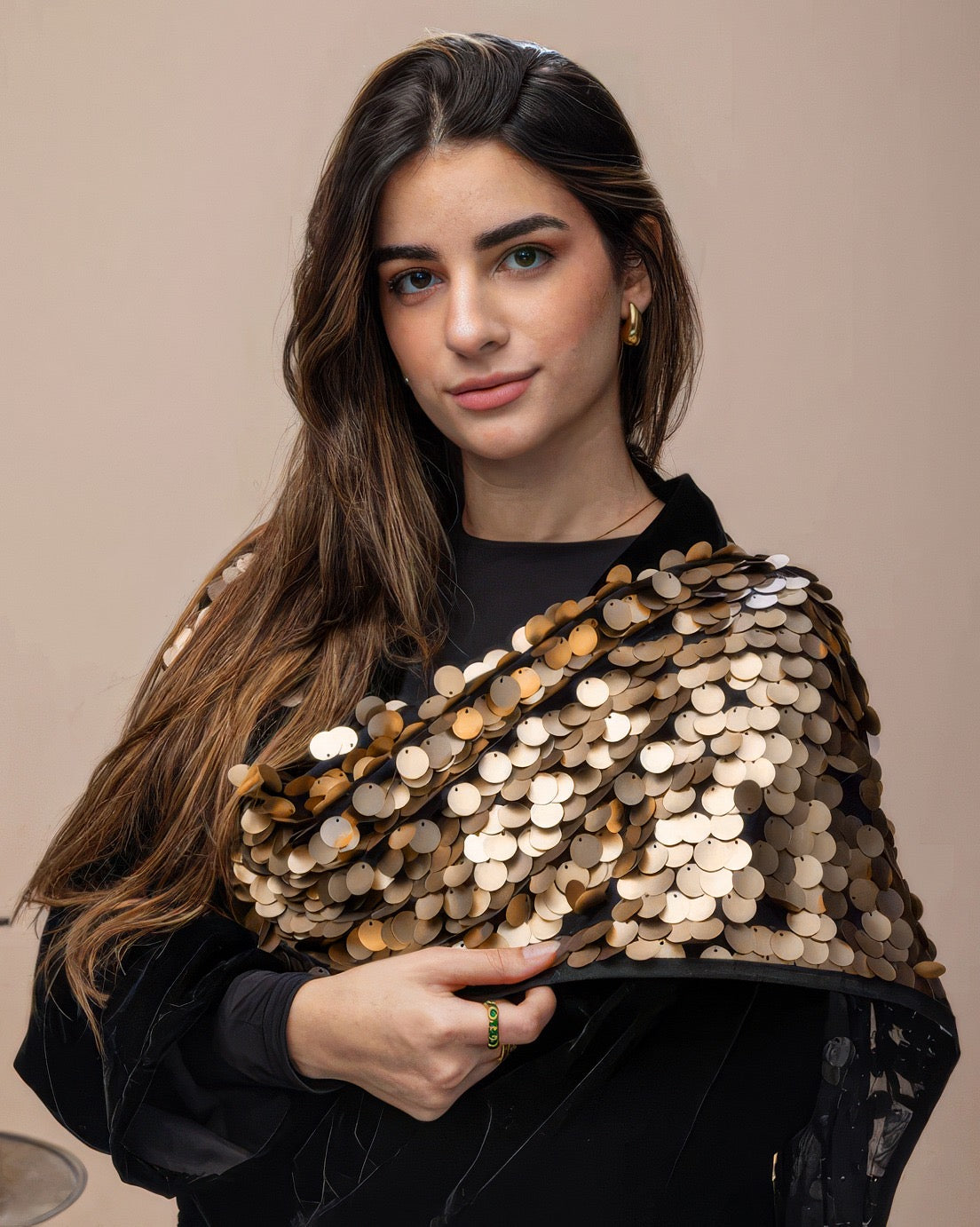 Sparkle All Day Kaftan - Black
