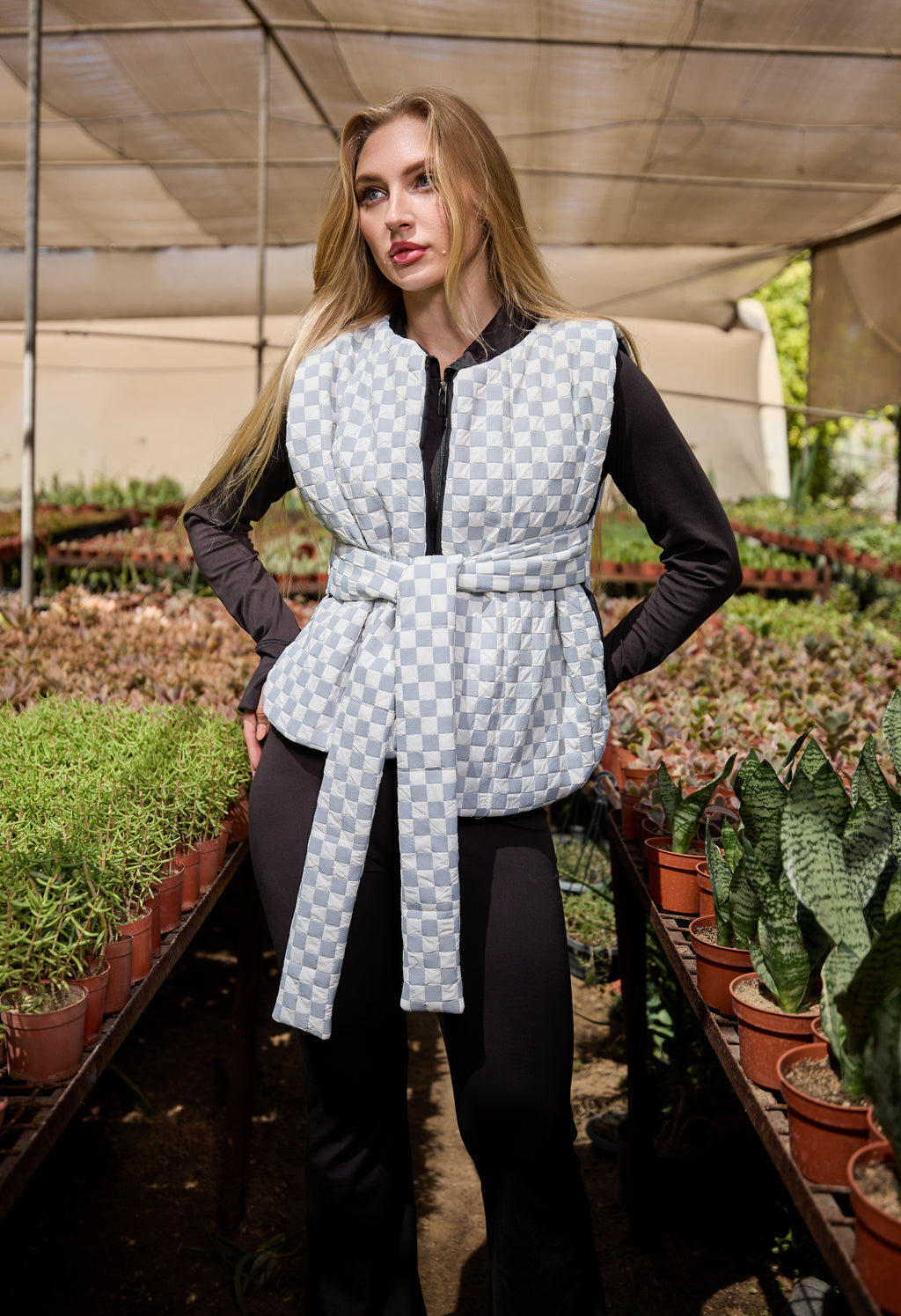 Open Puffer Jacket
