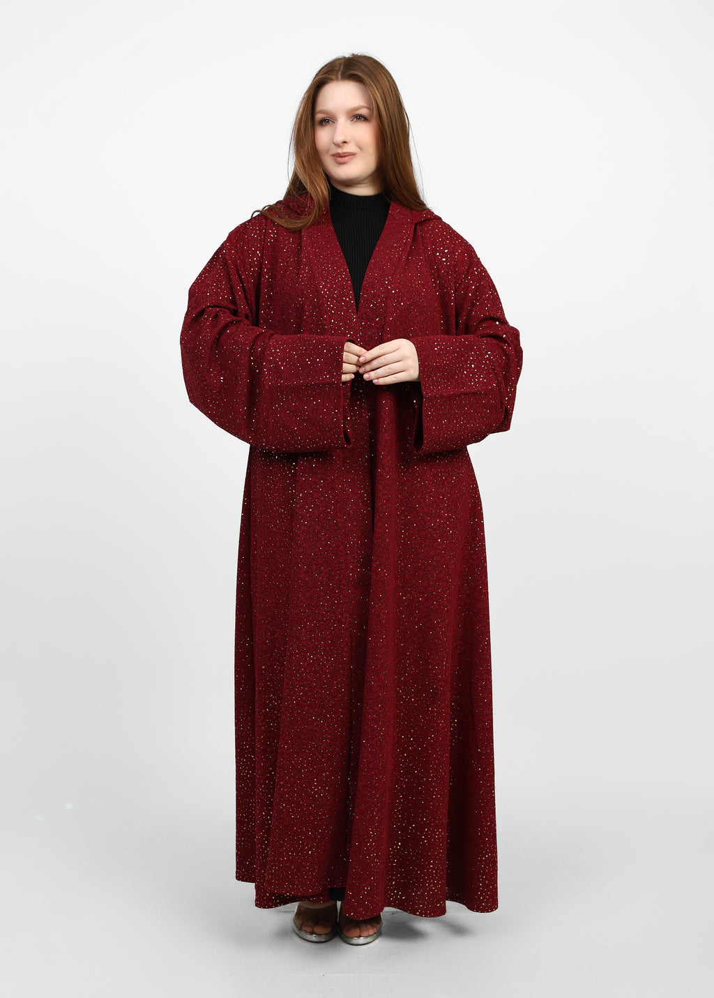 Sparkling in my Maxi Kimono with Hood
