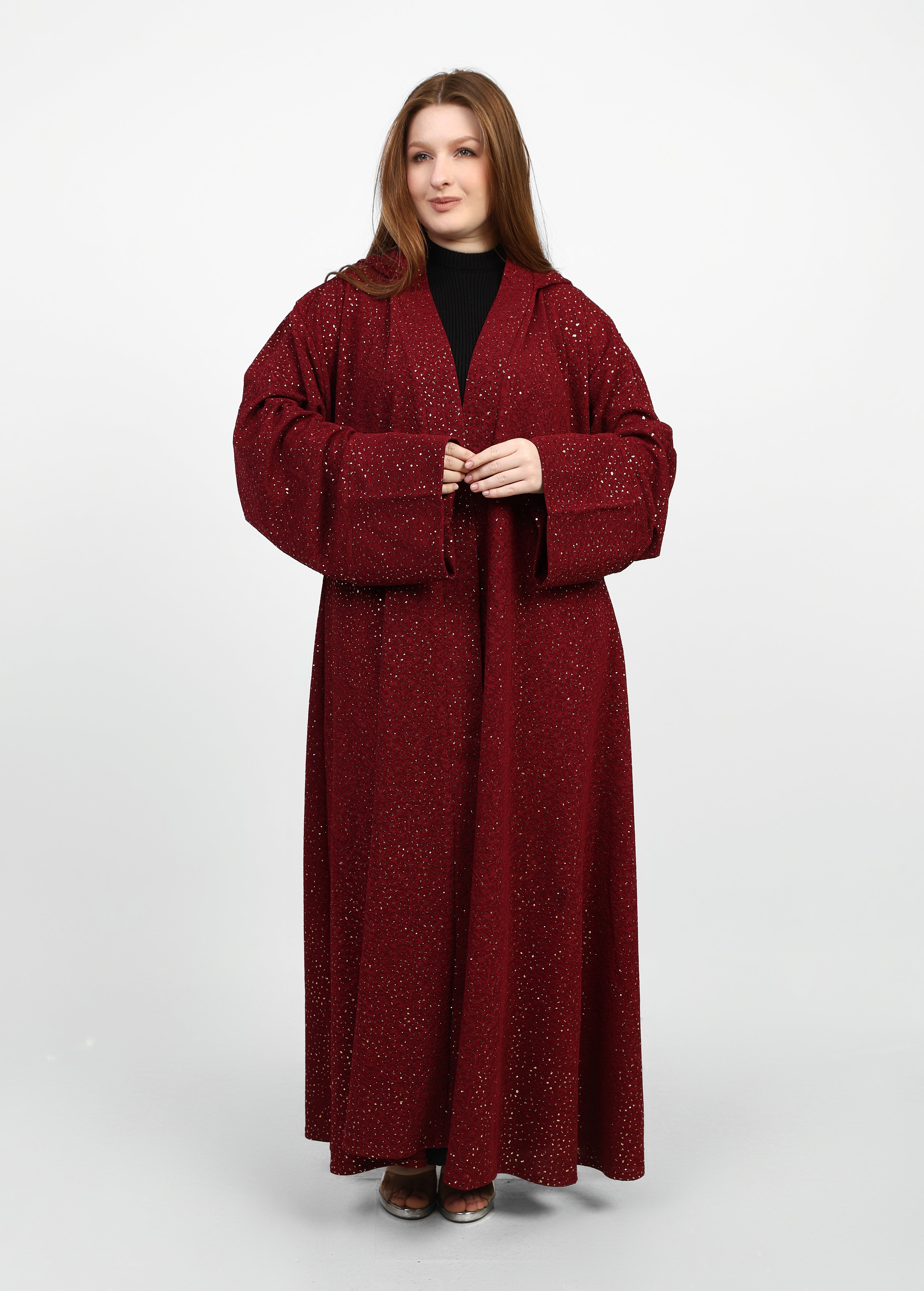 Sparkling in my Maxi Kimono with Hood