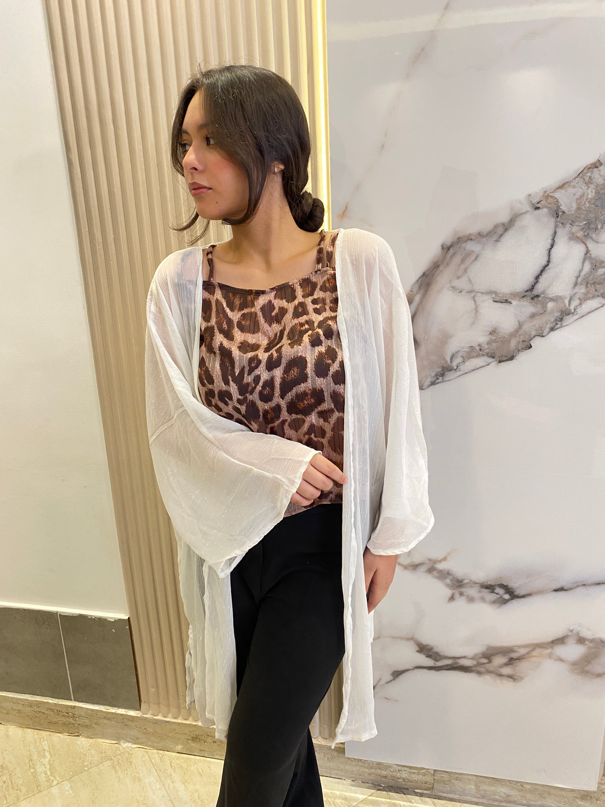 Cozy kimono - White