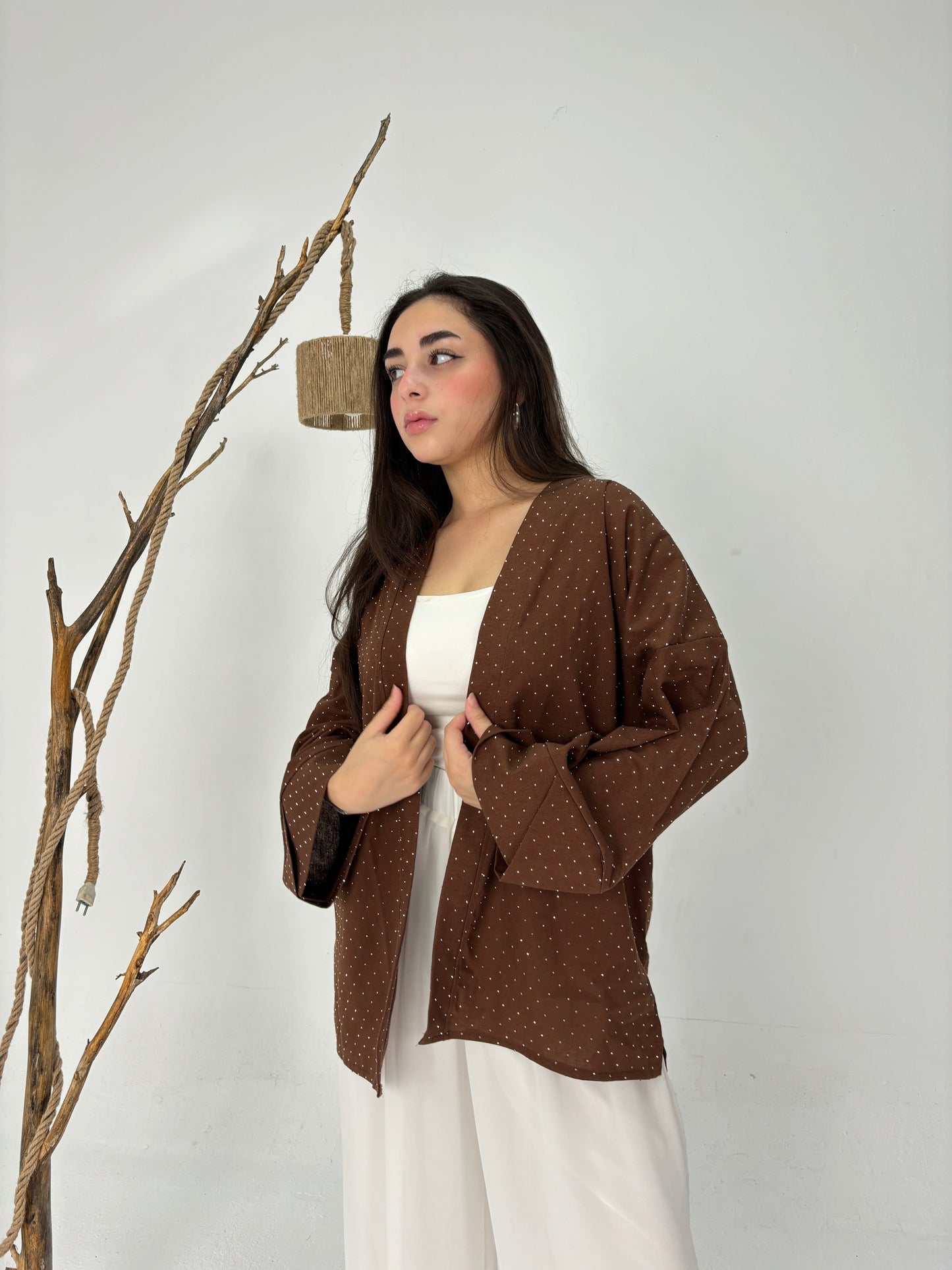 La Vie Kimono-brown