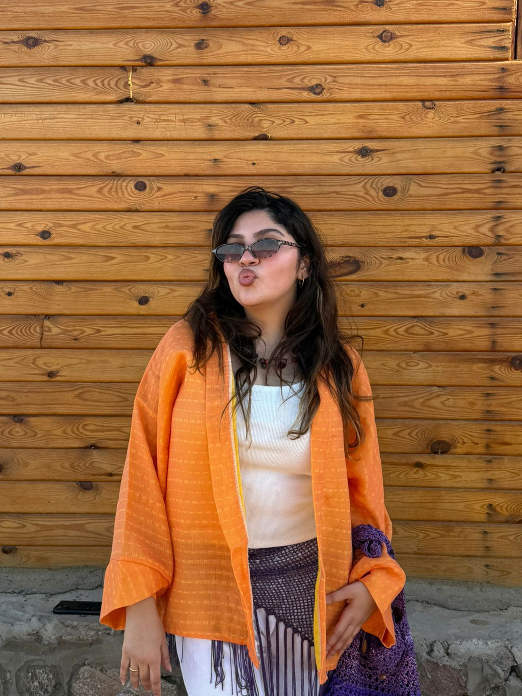 La Vie Kimono-orange