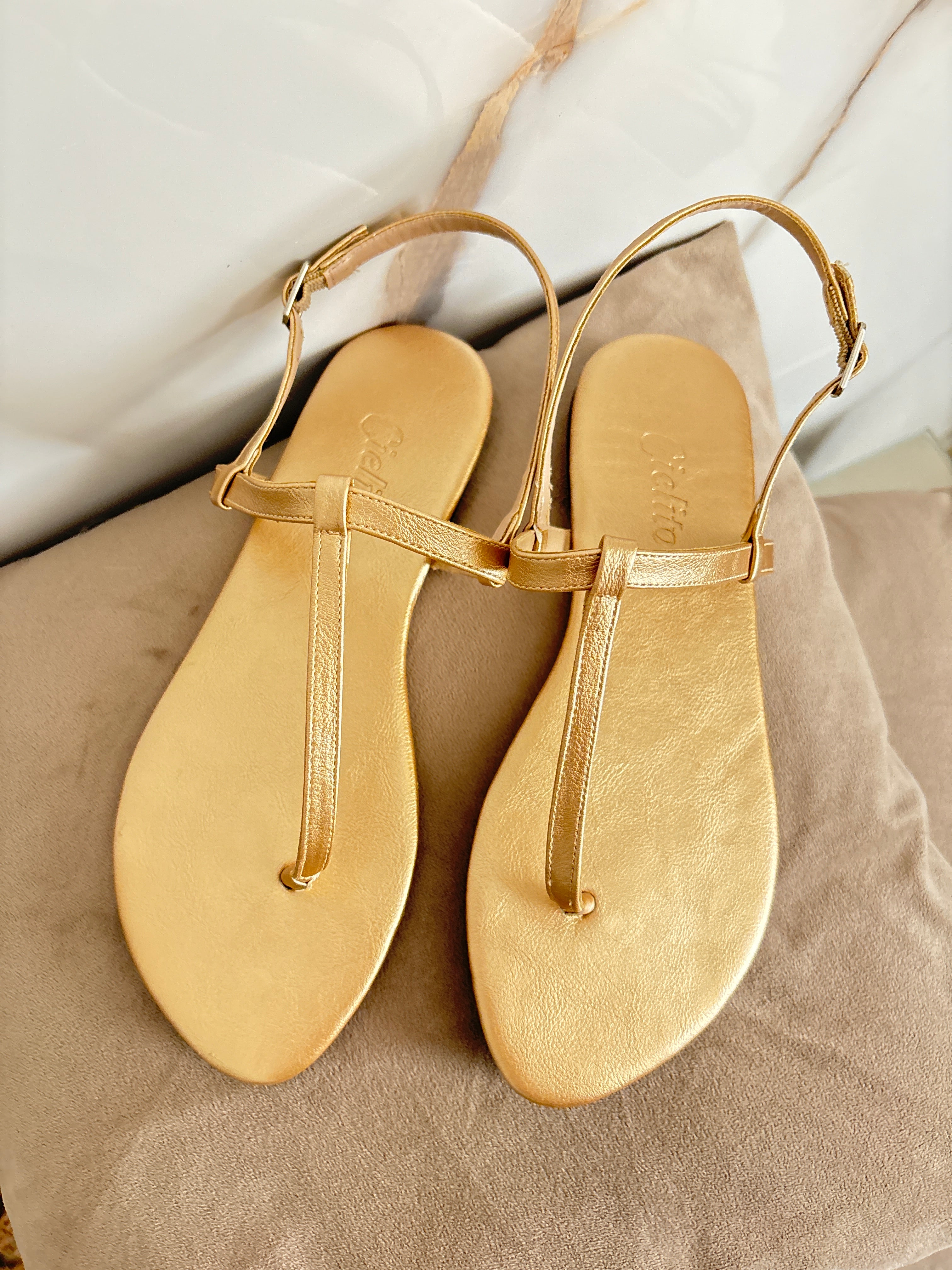 Classic slippers -Gold