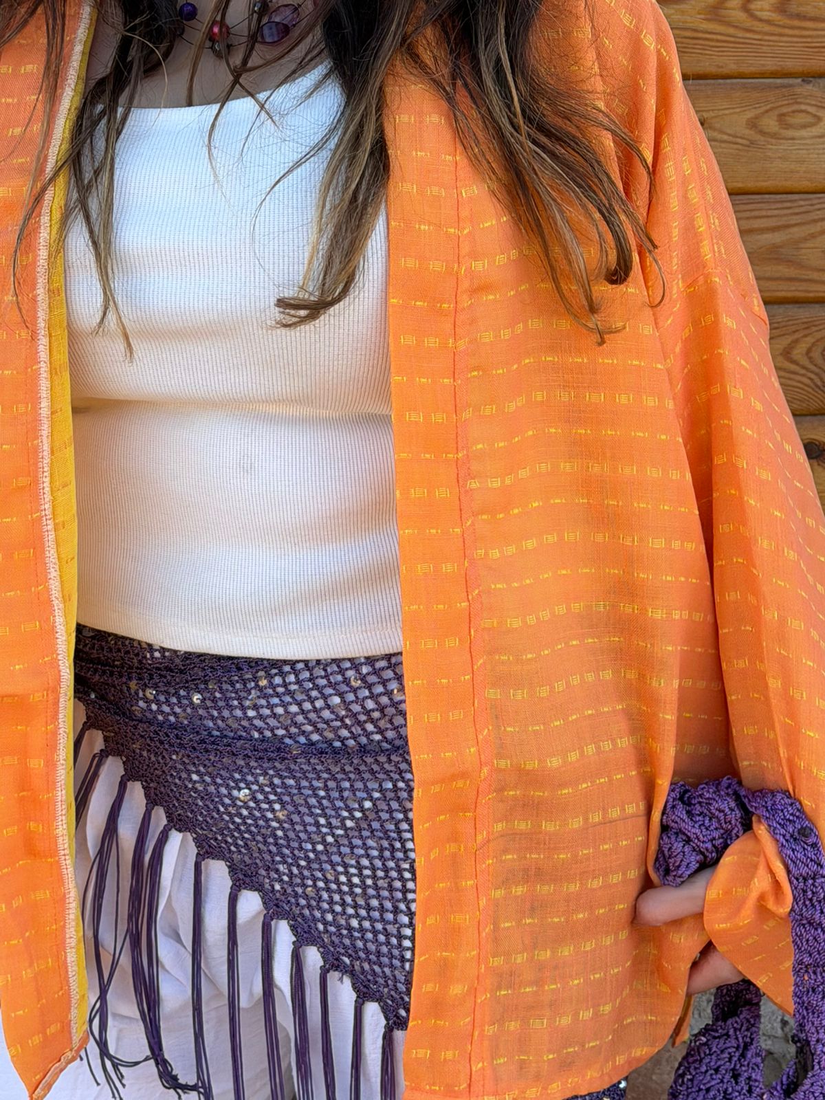 La Vie Kimono-orange