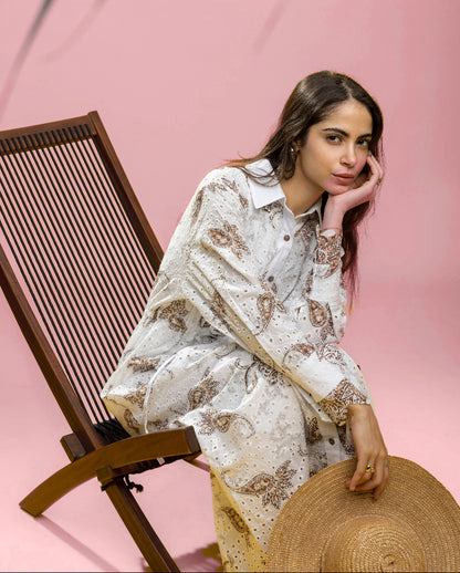 White Bee Cotton Dress + basic cotton dress