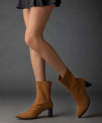 Tricot High Heel Boots