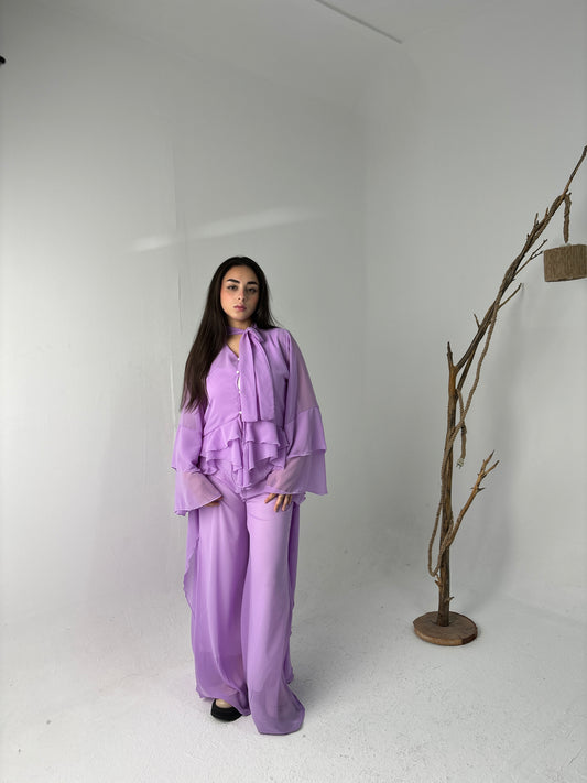 Ruffles set-lavender