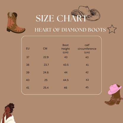 Heart of Diamond Boots