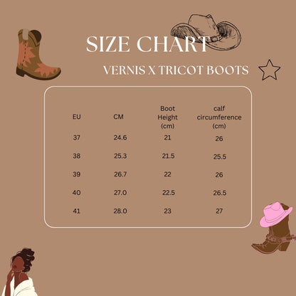 Vernis x Tricot Boots