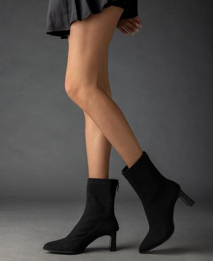 Tricot High Heel Boots