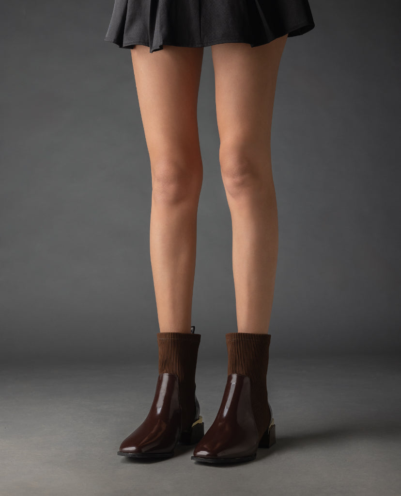 Vernis x Tricot Boots