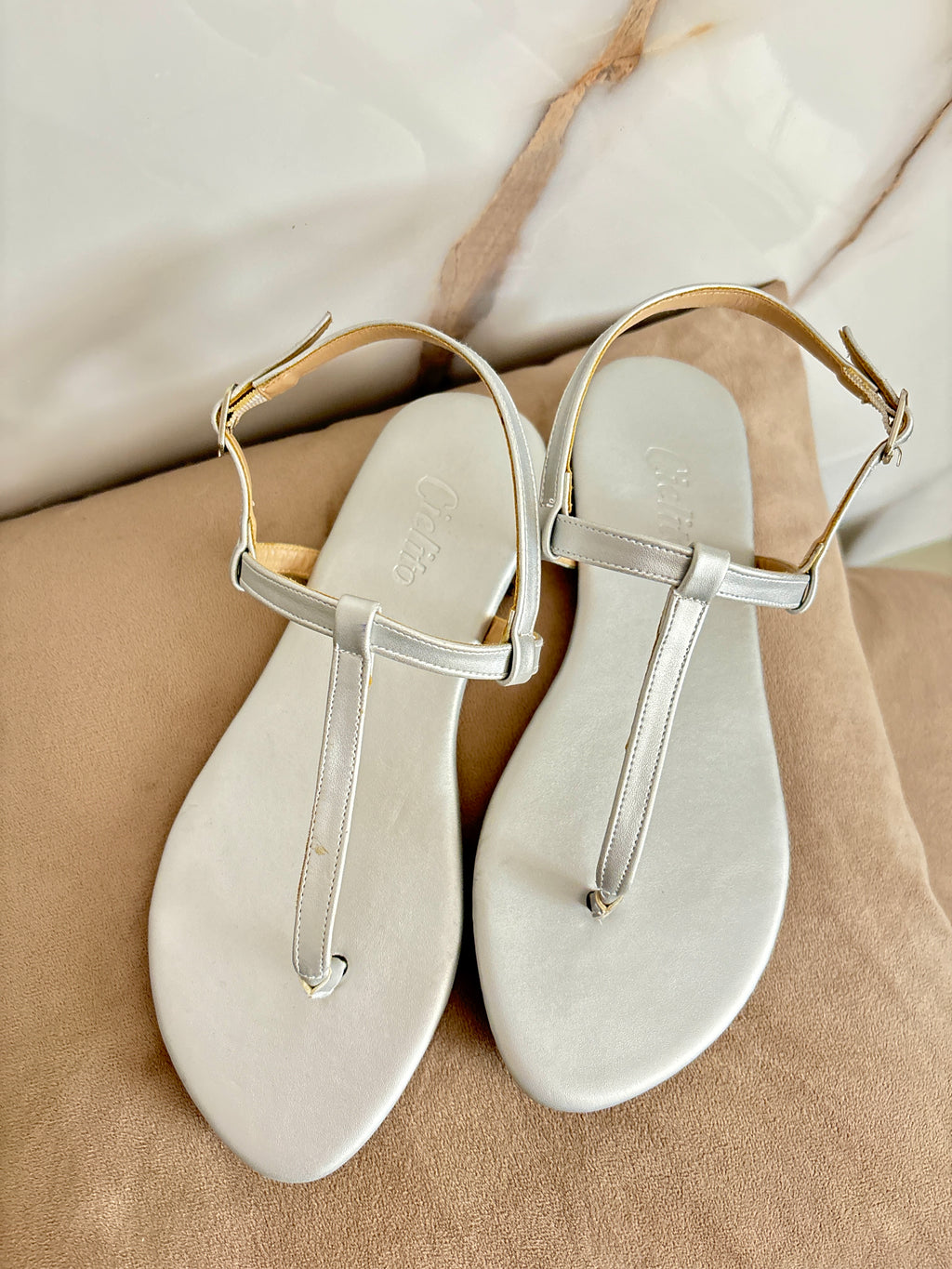 Classic slippers -silver