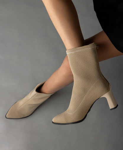 Tricot High Heel Boots