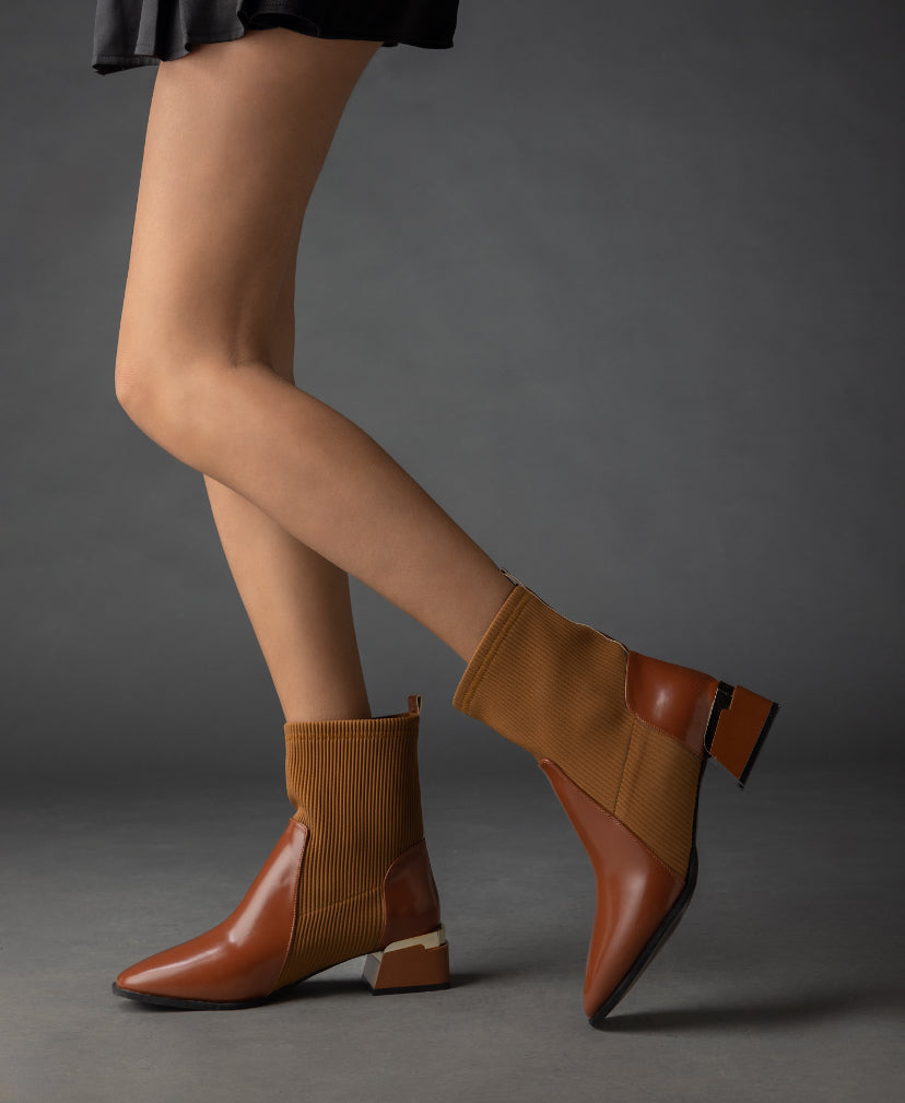 Vernis x Tricot Boots