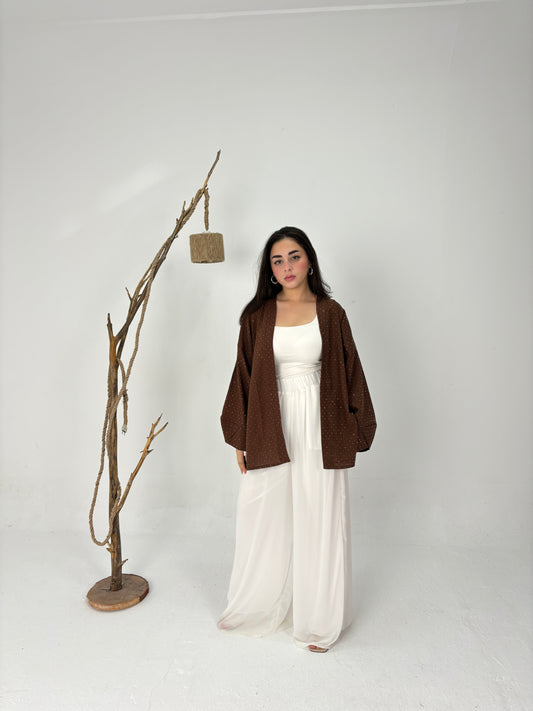 La Vie Kimono-brown
