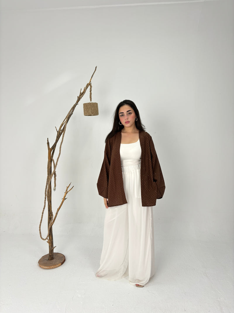 La Vie Kimono-brown