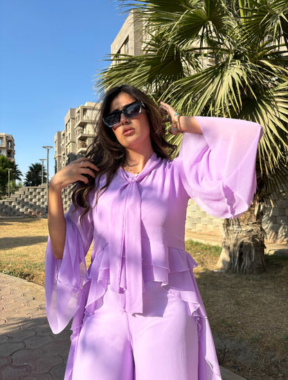 Ruffles set-lavender