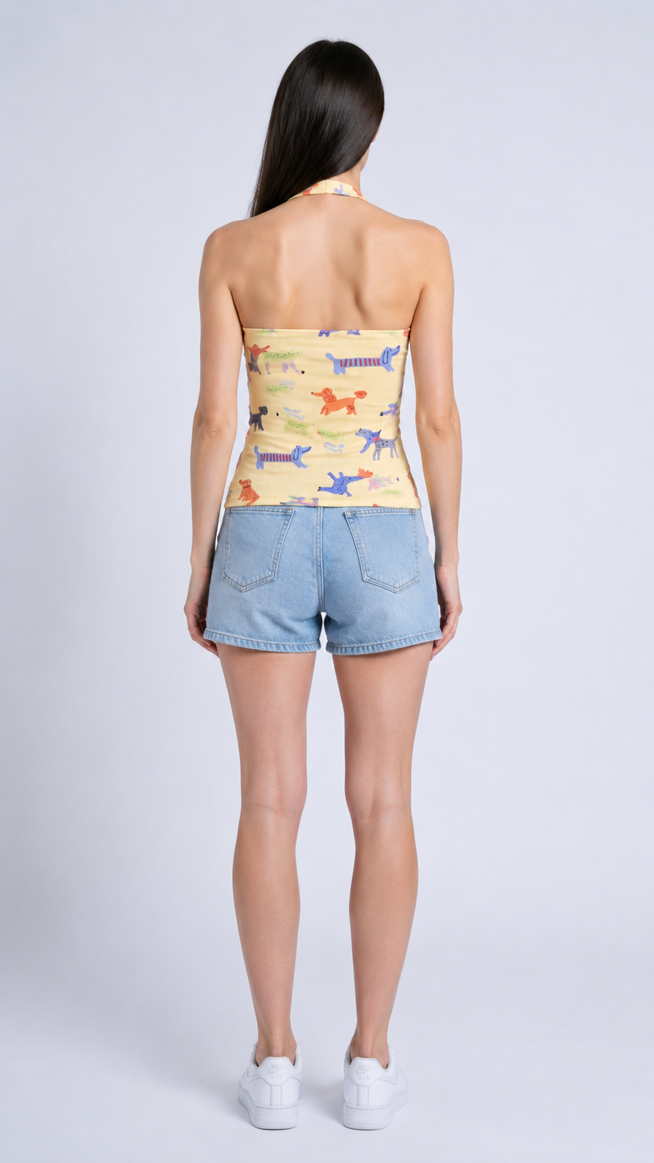 Printed Sling back Top
