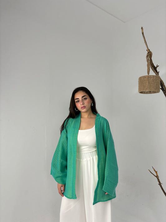 La Vie Kimono-green