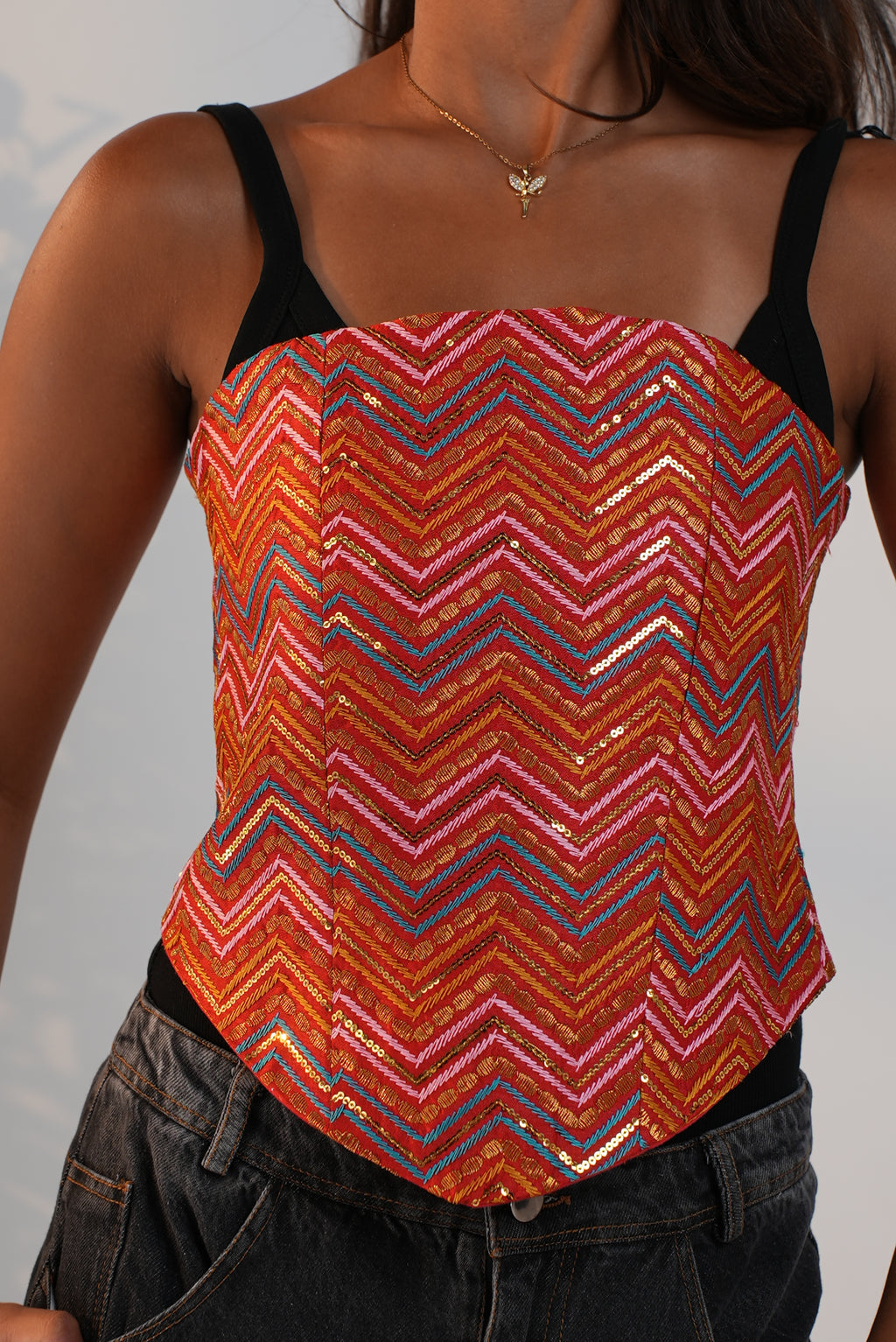 Zig Zag Corset