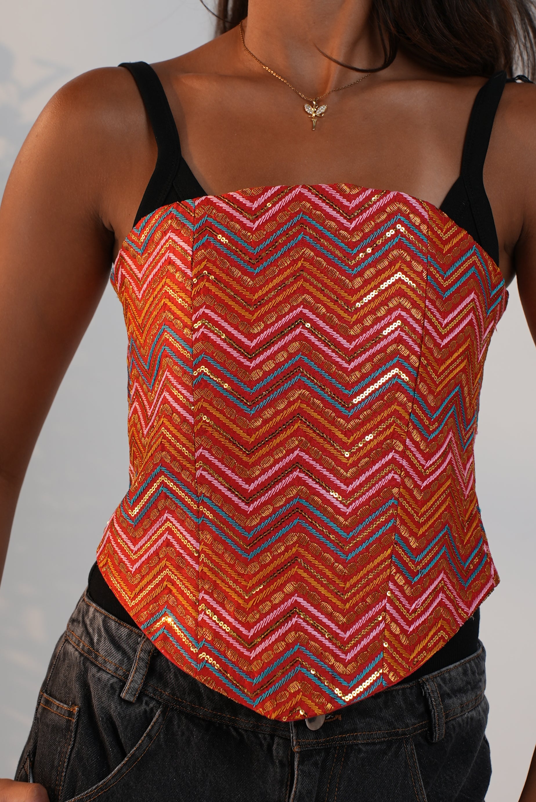 Zig Zag Corset