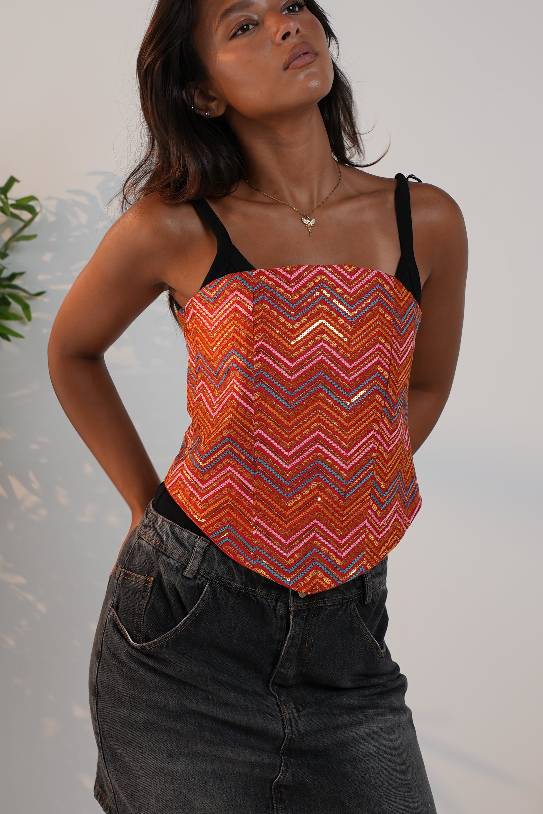 Zig Zag Corset