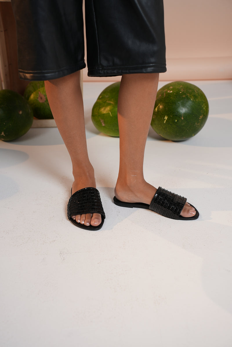 Foxy Sequin Slippers