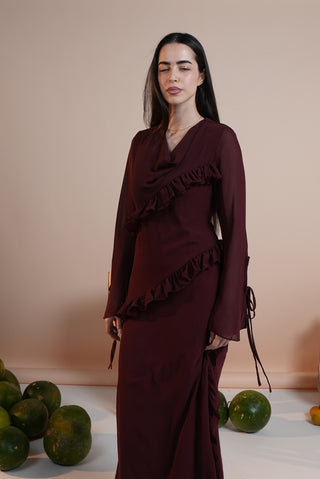 Chiffon Ruffles Dress