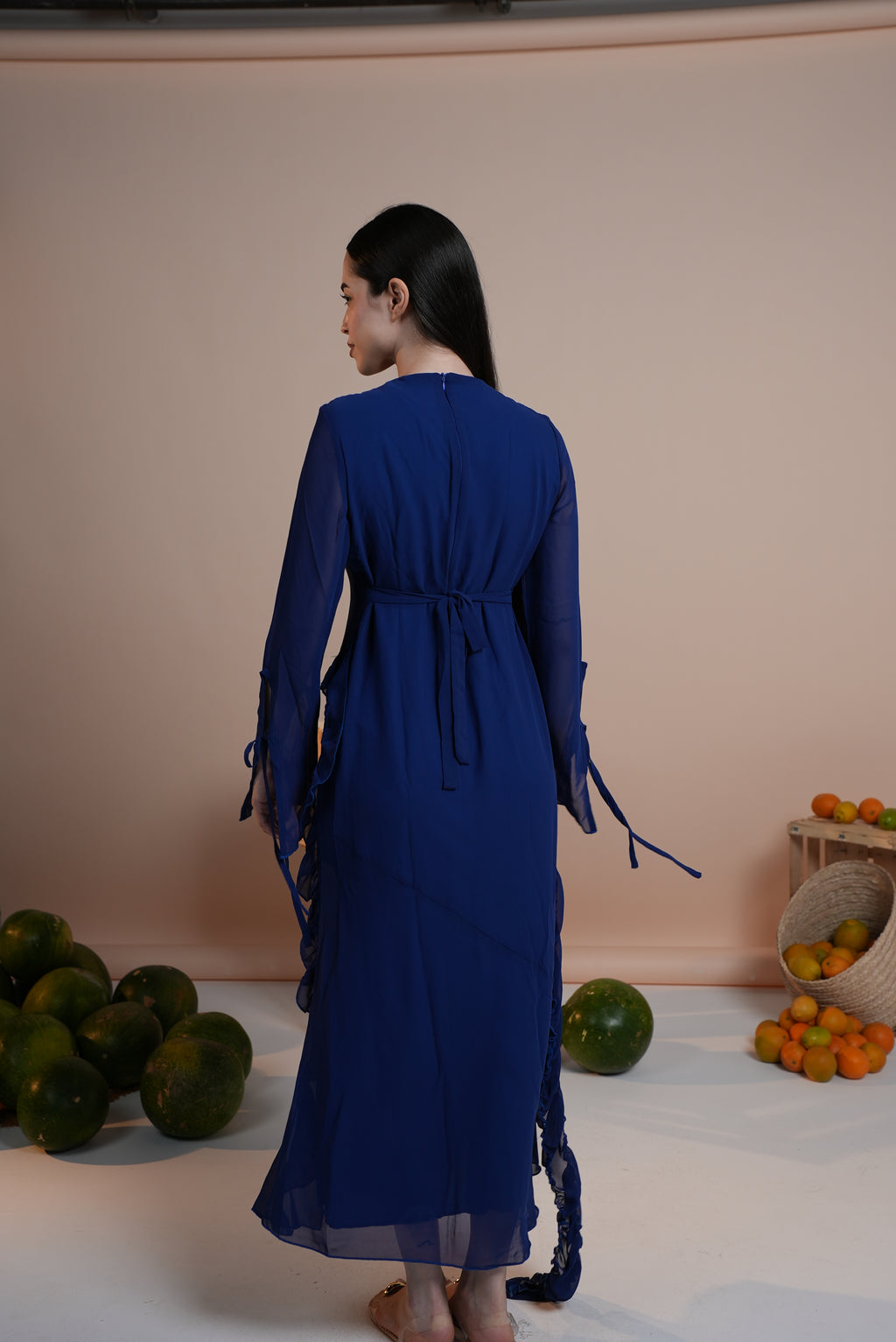 Chiffon Ruffles Dress