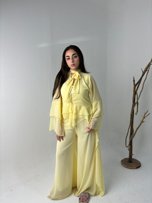 Ruffles set-yellow