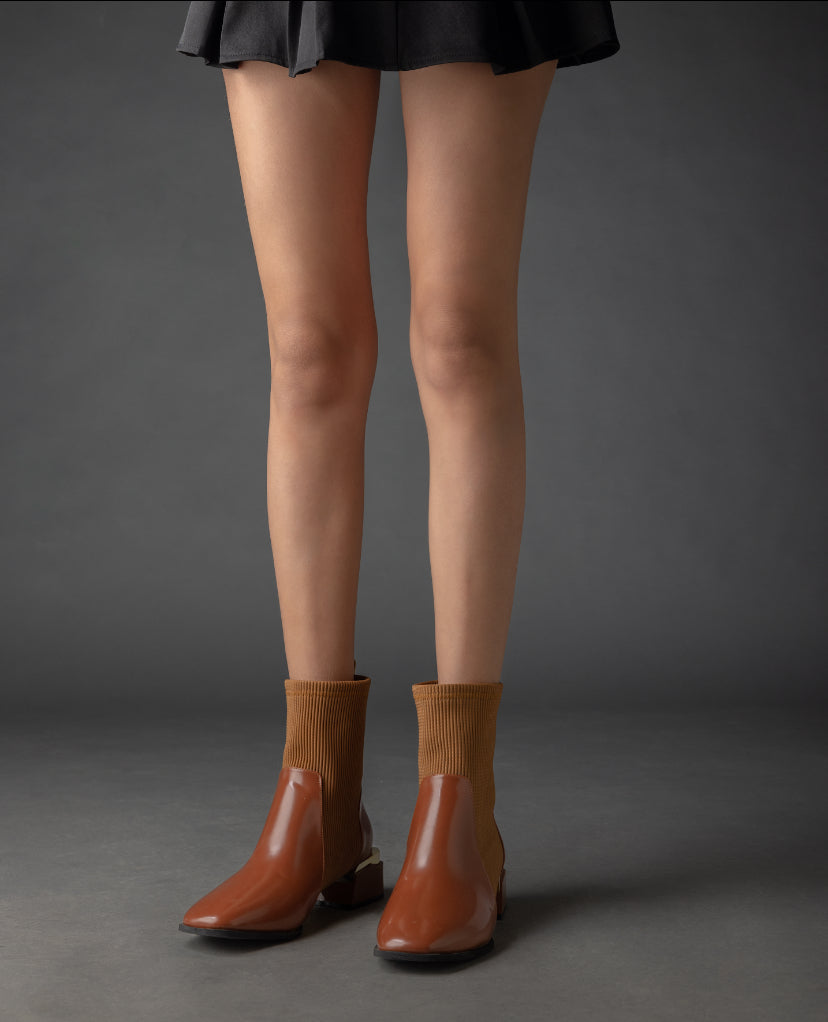 Vernis x Tricot Boots
