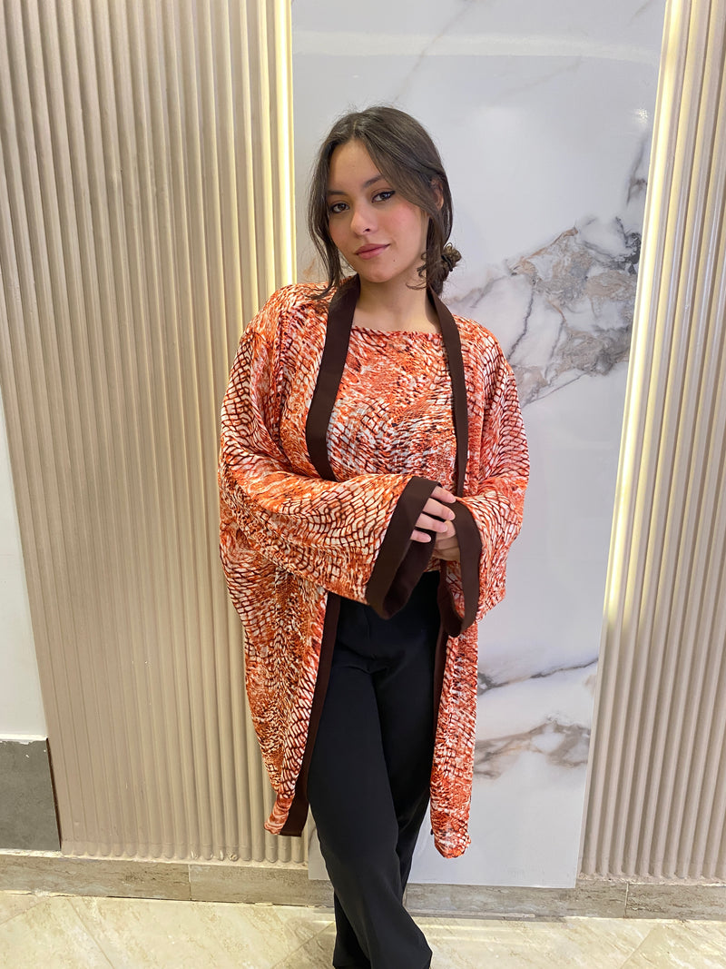 Everyday set-orange print