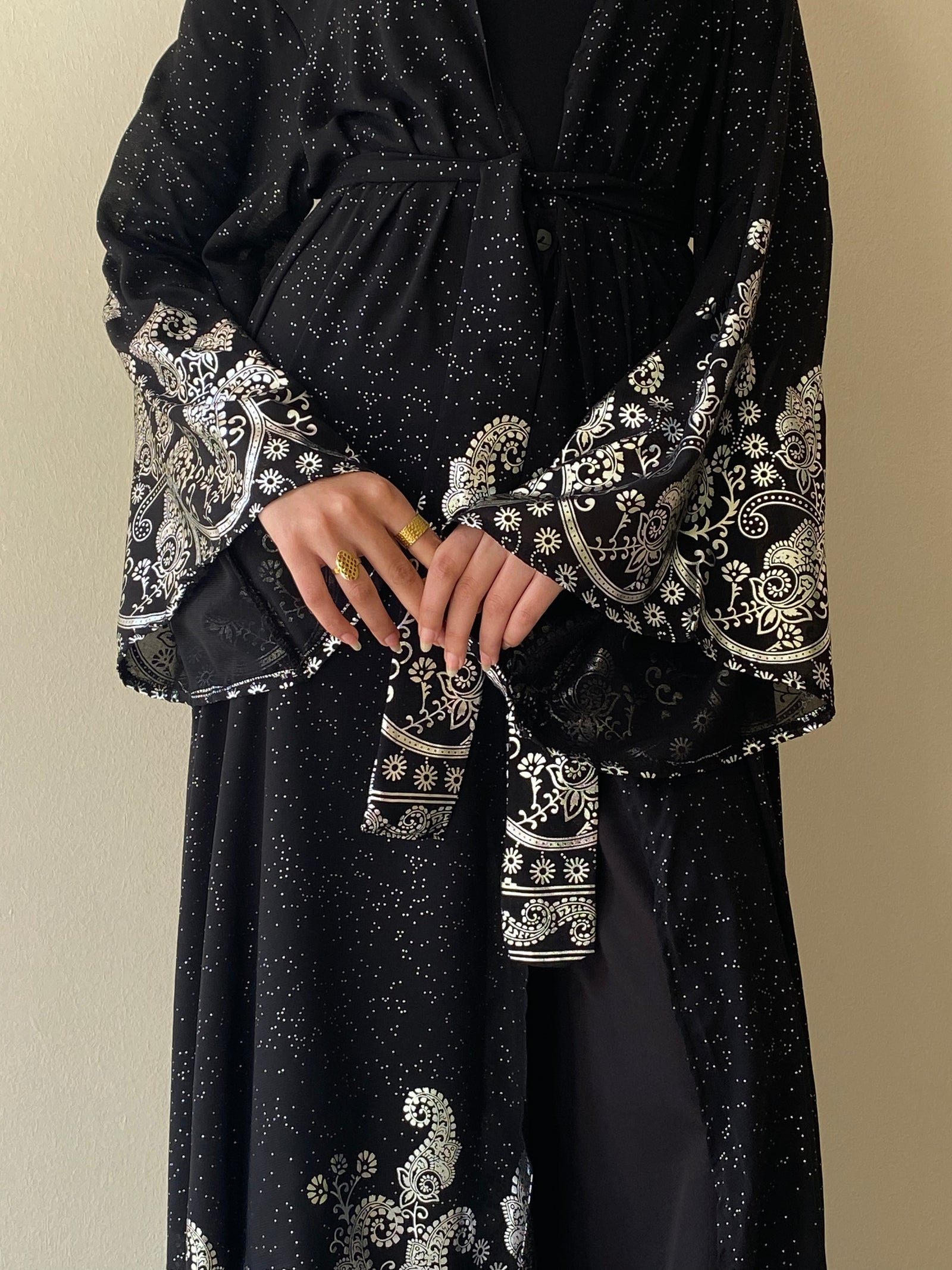 Chiffon IT Kimono - SILVER
