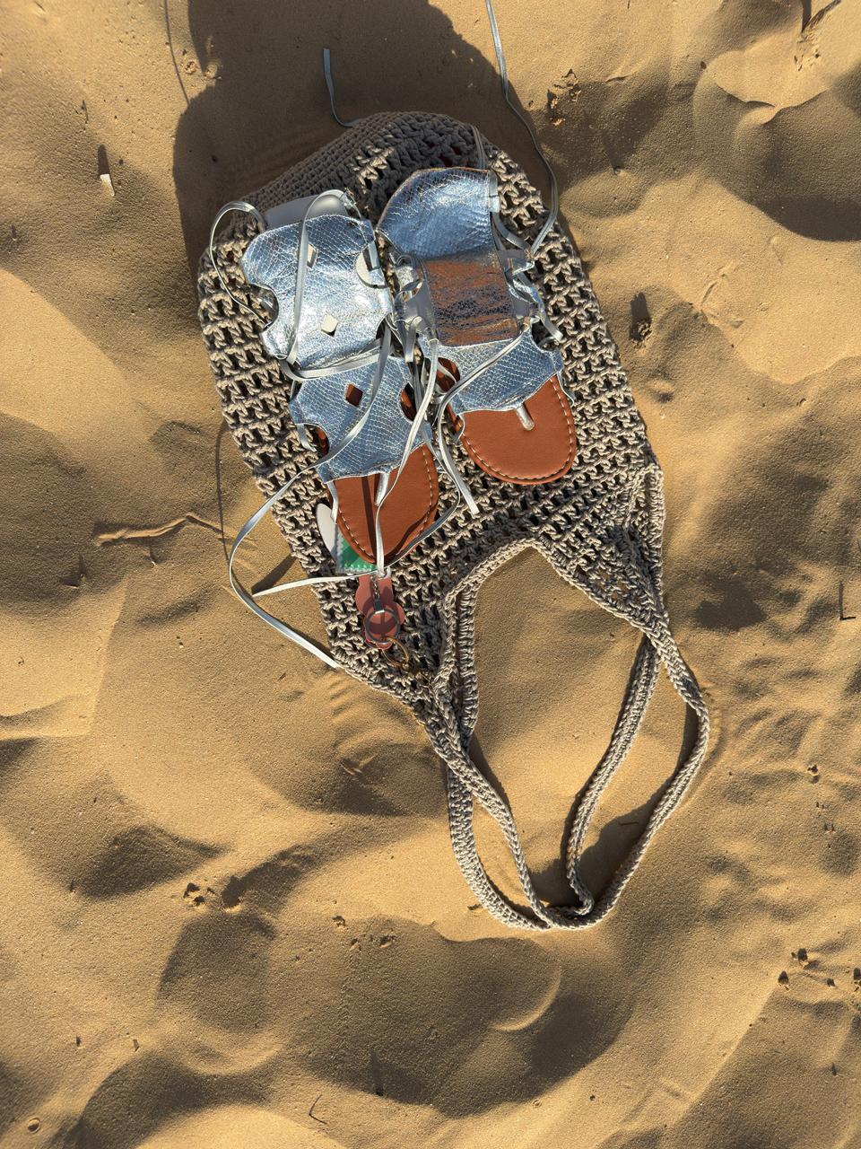Gladiator Sandals - Silver