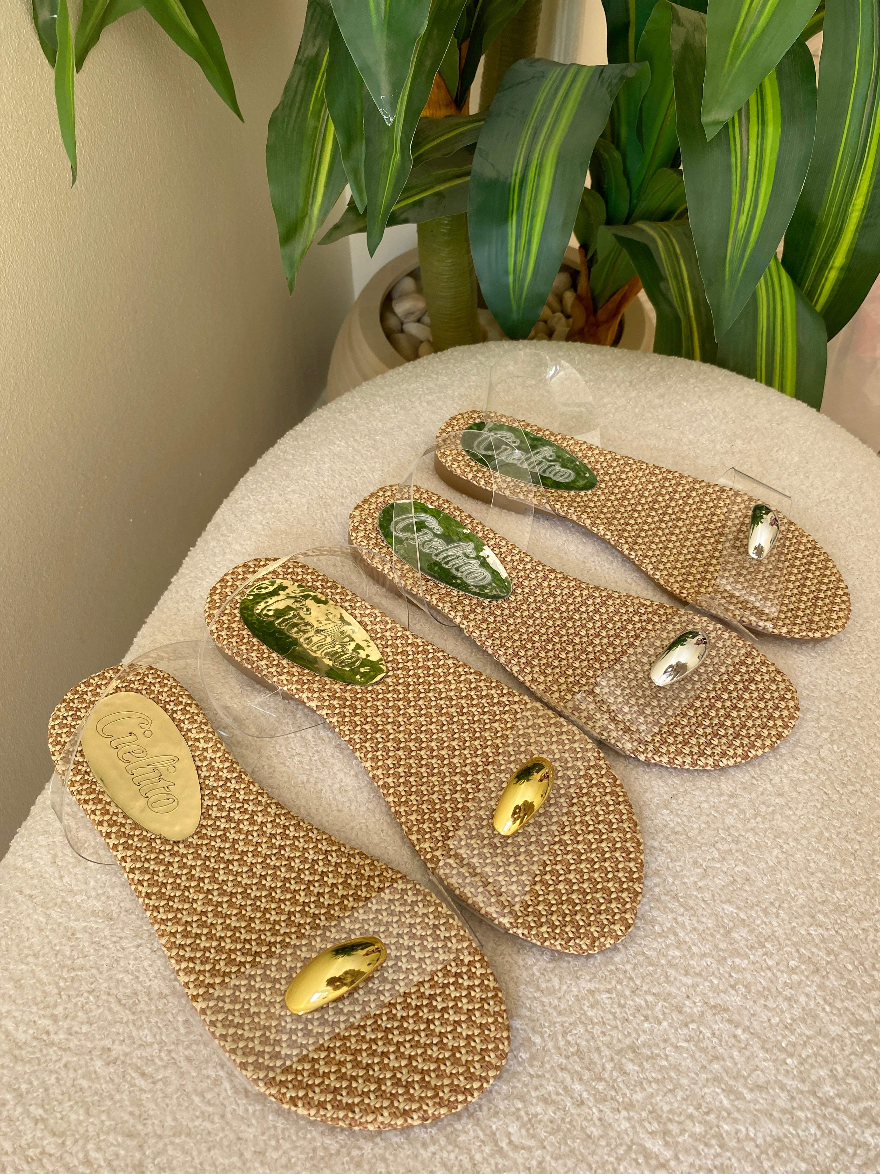 Summer '25 IT Slippers-silver