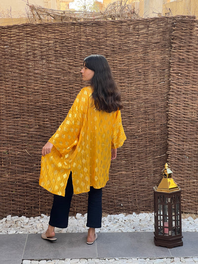 India Gate Kimono - Yellow