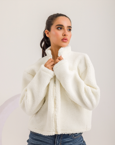 Oso coat – White Fur Coat