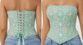 Starry Night Corset-ocean blue