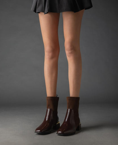 Vernis x Tricot Boots
