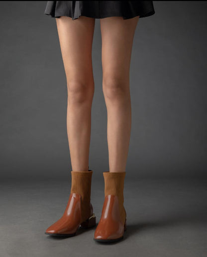 Vernis x Tricot Boots
