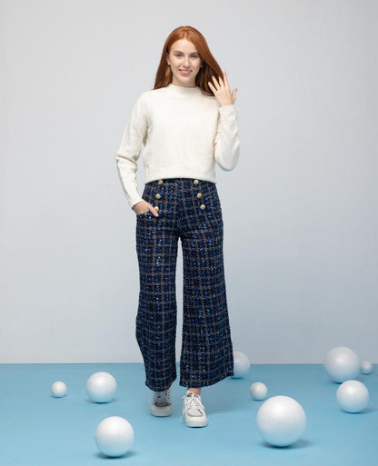 Italian Tweed Pants with Egyptian Cotton Lining