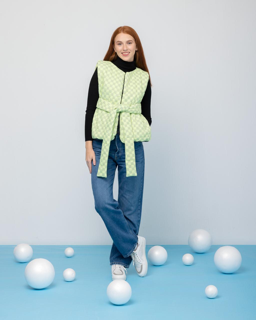 Open Puffer Jacket