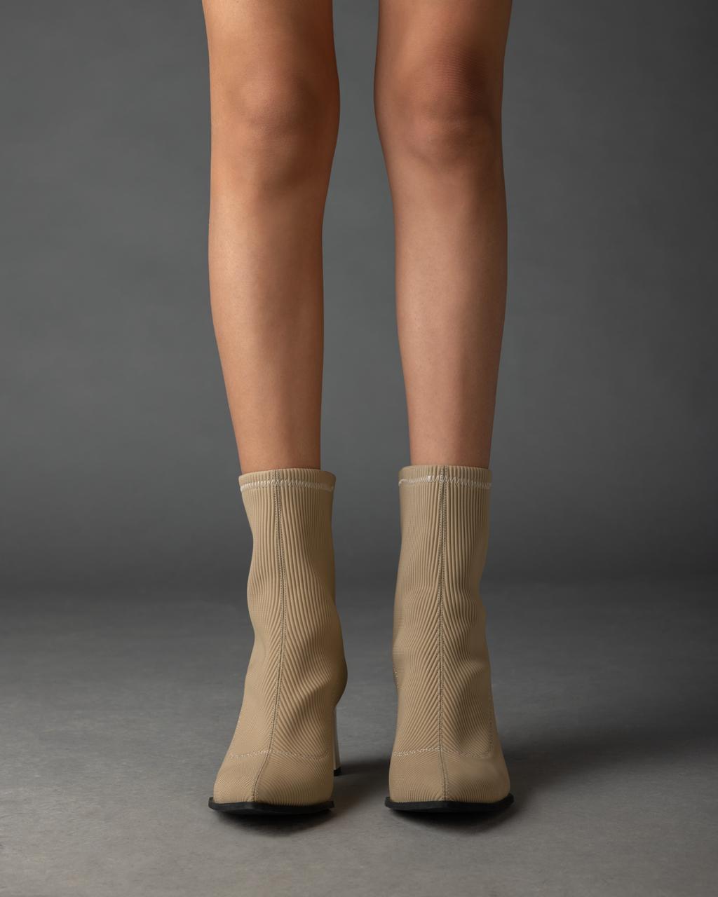 Tricot High Heel Boots