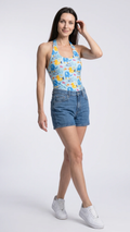 Printed Sling back Top